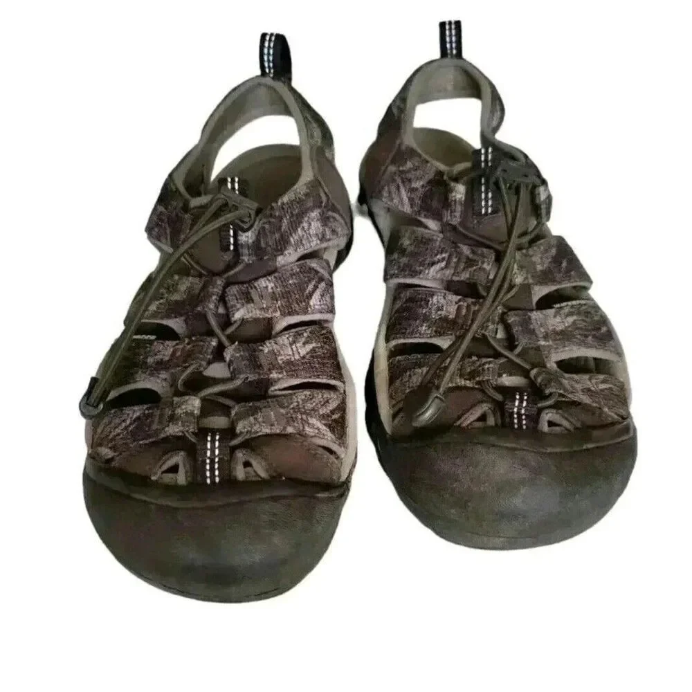 Keen Newport H2 Camo Waterproof Brown Outdoor Sandals 1022136 Men's Size 9